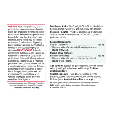 Product label with warning and directions text on a white background - okotoks hc pharmacy