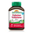 Jar of Jamieson Valerian supplement on a white background - okotoks hc pharmacy
