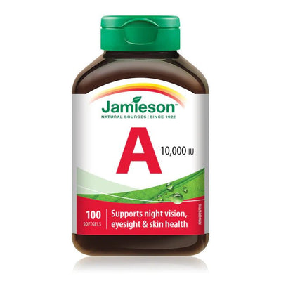 Jamieson vitamin a 10000iu 100 softgels - Okotoks HC Pharmacy