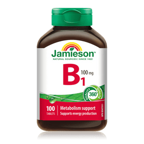 Jamieson vitamin b1 100mg 100 tabs - Okotoks HC Pharmacy