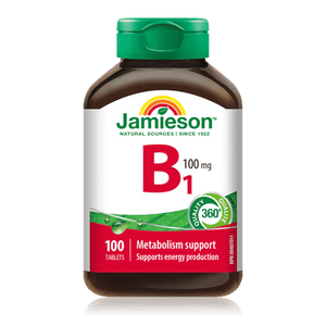 Jamieson vitamin b1 100mg 100 tabs - Okotoks HC Pharmacy