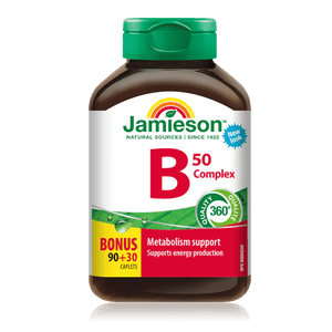 Jamieson vitamin b50 complex 90+30 caplets - Okotoks HC Pharmacy