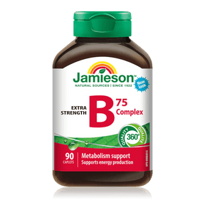 Jamieson vitamin b75 complex extra strength 90 caplets - Okotoks HC Pharmacy