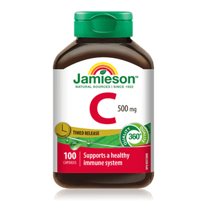 Jamieson vitamin c timed release 500mg 100 capsules - Okotoks HC Pharmacy
