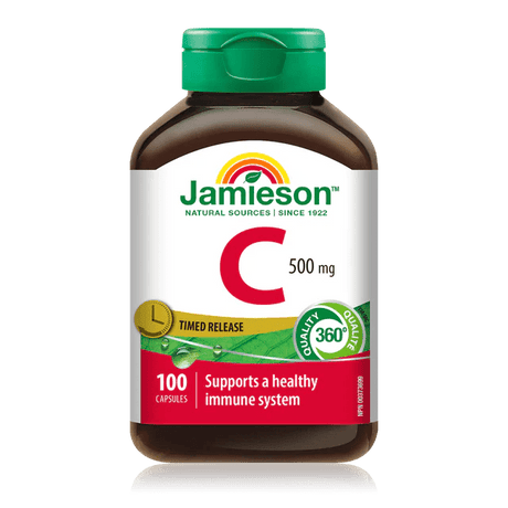 Jamieson vitamin c timed release 500mg 100 capsules - Okotoks HC Pharmacy