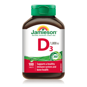 Jamieson vitamin d3 1000iu 100 tablets - Okotoks HC Pharmacy