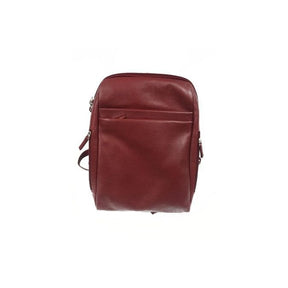 red backpack on a white background - okotoks hc pharmacy