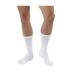 Jobst Sensifoot Diabetic Socks Crew White - Okotoks HC Pharmacy