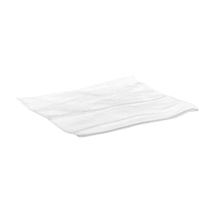 White rectangular washcloth on a white background - okotoks hc pharmacy