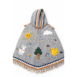Children's hooded poncho with colorful designs on a white background - okotoks hc pharmacy