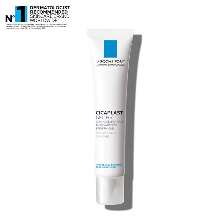 La Roche-Posay Cicaplast Gel B5 tube on a white background - okotoks hc pharmacy