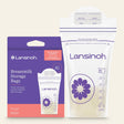 Lansinoh breastmilk storage bags packaging and bags on a white background - okotoks hc pharmacy