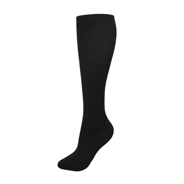 Large Calf Graduated Compression Socks 15–18 mmHg black - okotoks hc pharmacy