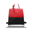 Red and black backpack on a white background - okotoks hc pharmacy