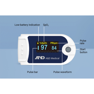 LifeSource Fingertip Pulse Oximeter - okotoks hc pharmacy