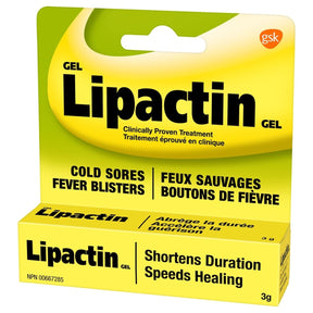 Lipactin Cold Sore and Fever Blister Treatment Gel - okotoks hc pharmacy