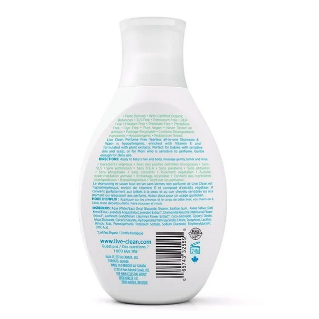 Back view of a white bottle with text and branding on a white background - okotoks hc pharmacy