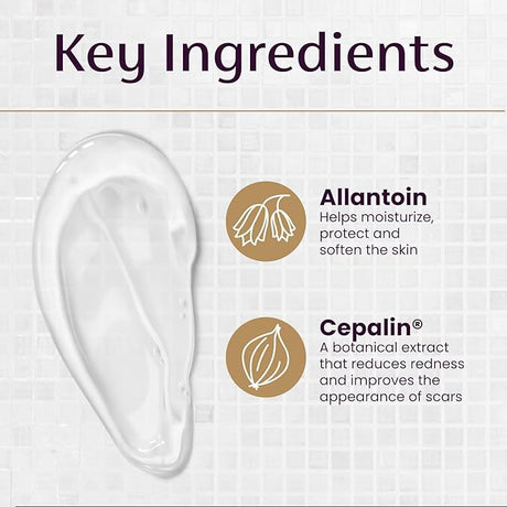 Key ingredients of a skincare product with Allantoin and Cepalin on a textured background - okotoks hc pharmacy