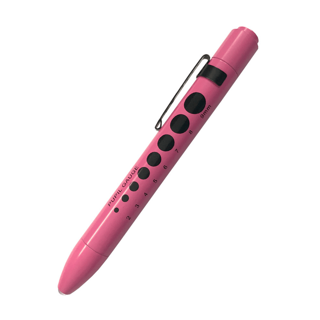 Pink pen with black dots on a white background - okotoks hc pharmacy