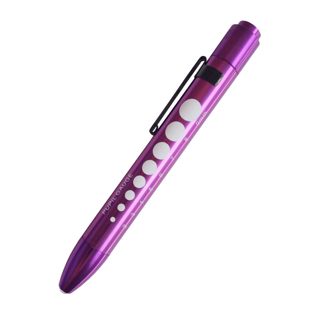 Purple pen with white circular patterns on a white background - okotoks hc pharmacy