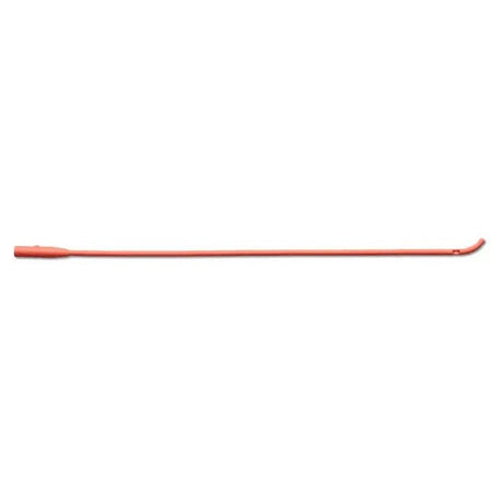 Medline 16" Red Rubber Latex Urethral Intermittent Catheter with Coude Tip - okotoks hc pharmacy