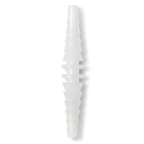 A single translucent white plastic connector or fitting shown vertically against a plain white background. - okotoks hc pharmacy
