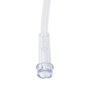 Clear plastic tube with a blue cap on a white background - okotoks hc pharmacy