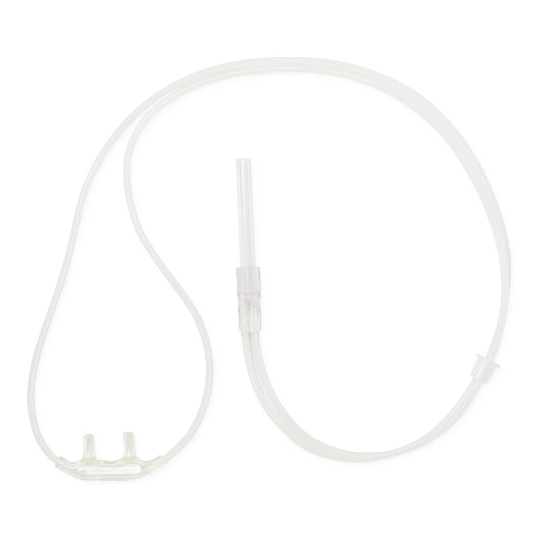 Clear plastic tube with a U-shaped bend on a white background - okotoks hc pharmacy
