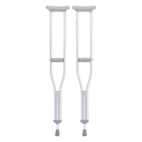Pair of crutches on a white background - okotoks hc pharmacy