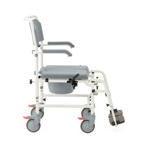 Medline Aluminum Shower Commode Transport Chair - okotoks hc pharmacy