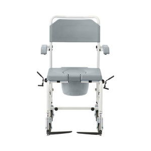 Medline Aluminum Shower Commode Transport Chair - okotoks hc pharmacy