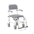 Medline Aluminum Shower Commode Transport Chair - okotoks hc pharmacy