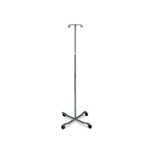 Metal stand with a pole on a white background - okotoks hc pharmacy