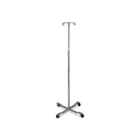 Metal stand with a pole on a white background - okotoks hc pharmacy