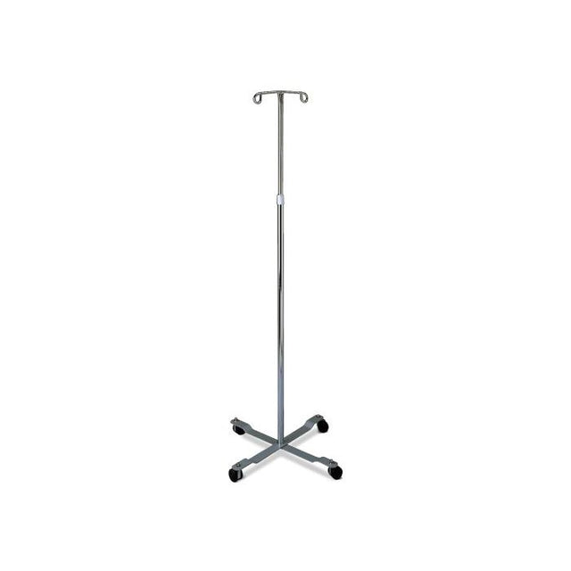 Metal stand with a pole on a white background - okotoks hc pharmacy