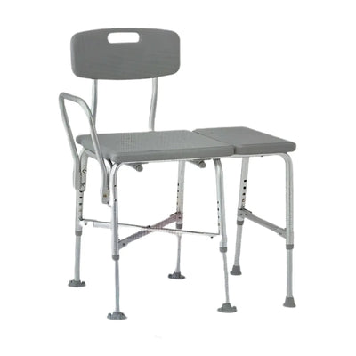 Medline Guardian Bariatric Transfer Bench – Grey - Okotoks HC Pharmacy