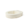 White raised toilet seat on a white background - okotoks hc pharmacy