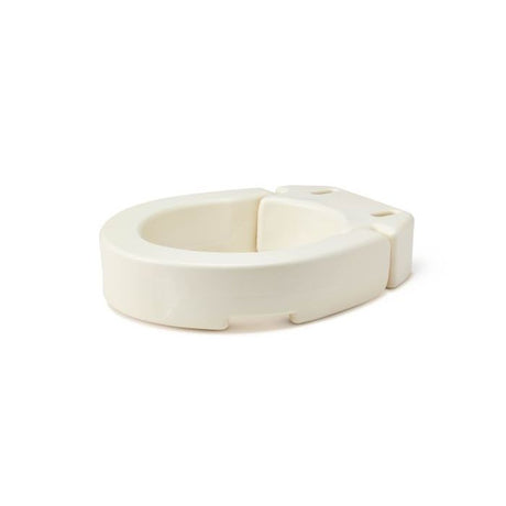 White raised toilet seat on a white background - okotoks hc pharmacy