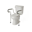 Toilet safety frame with grab bars on a white background - okotoks hc pharmacy