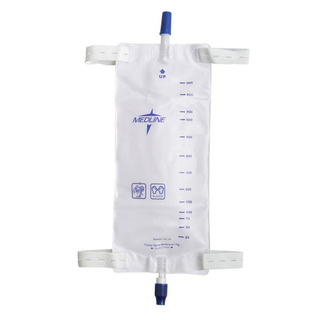 Medline urinary catheter bag on a white background - okotoks hc pharmacy