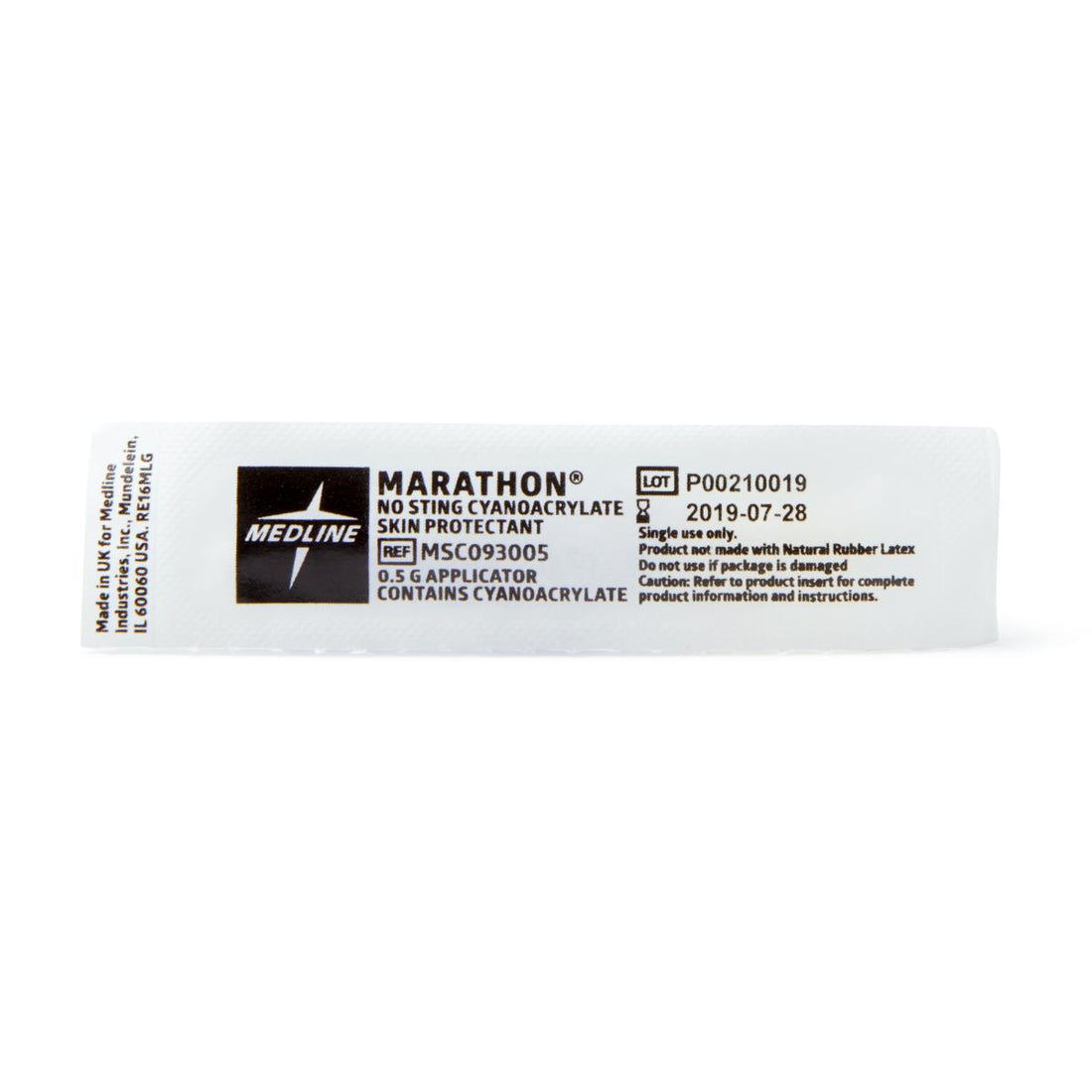 Marathon skin protectant strip by Medline on a white background - okotoks hc pharmacy