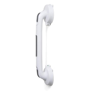 White and gray grab bar on a white background - okotoks hc pharmacy