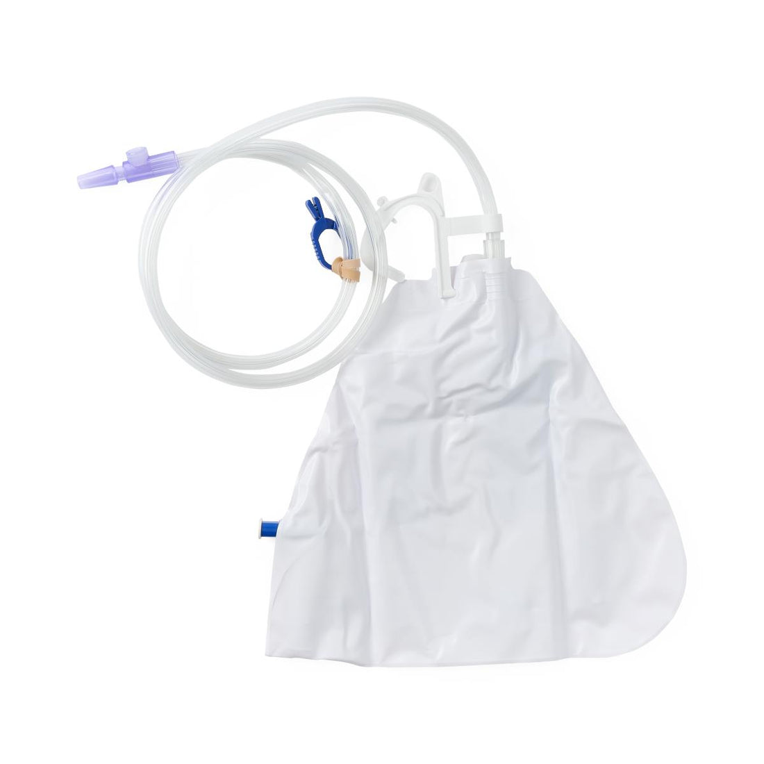 Urinary catheter with drainage bag on a white background - okotoks hc pharmacy