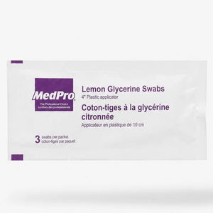 MedPro 4" Lemon Glycerine Oral Swabs - okotoks hc pharmacy
