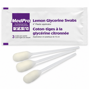 MedPro 4" Lemon Glycerine Oral Swabs - okotoks hc pharmacy