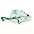 Green oxygen mask on a white background - okotoks hc pharmacy