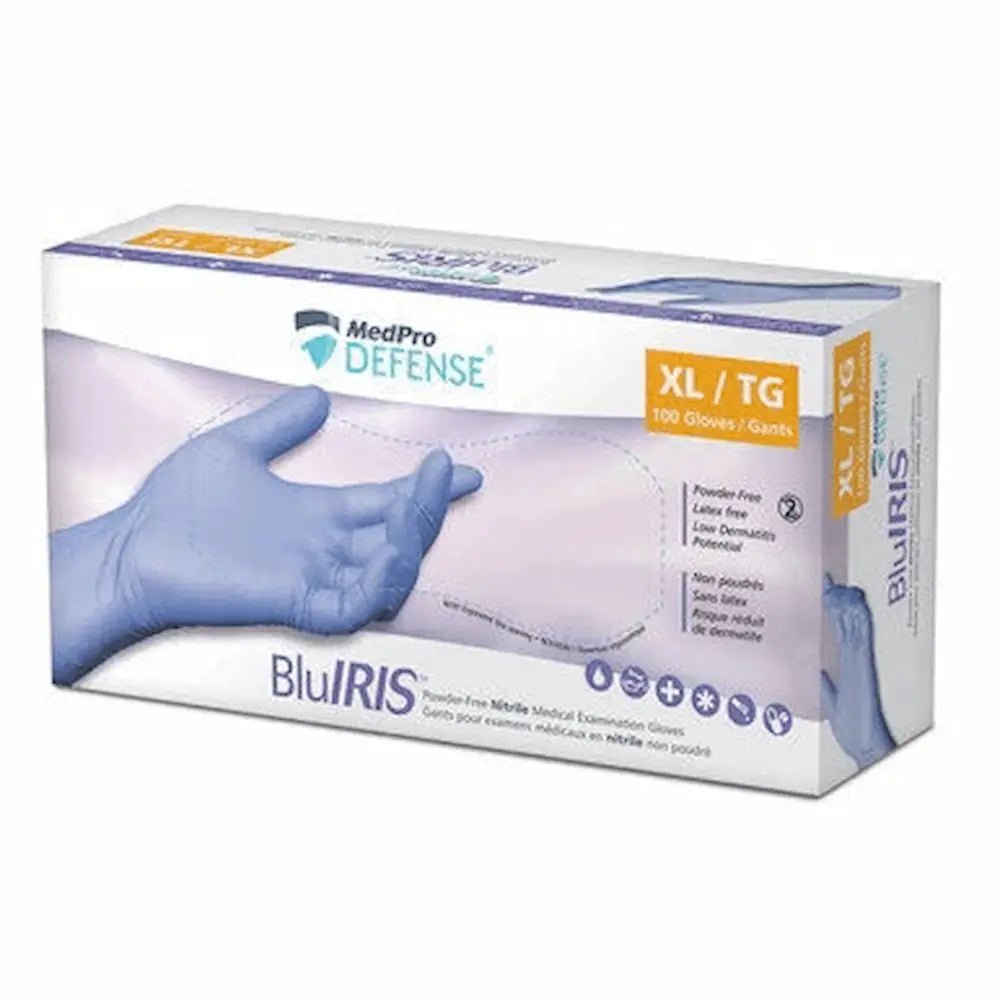 MedPro Defense BluIRIS Nitrile Powder - Free Exam Gloves - Okotoks HC Pharmacy
