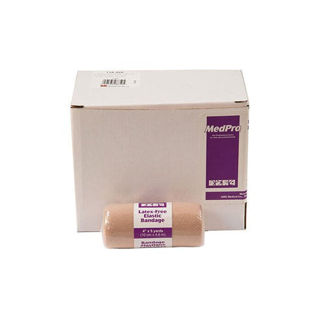 Box of MedPro bandages with a single roll on a white background - okotoks hc pharmacy