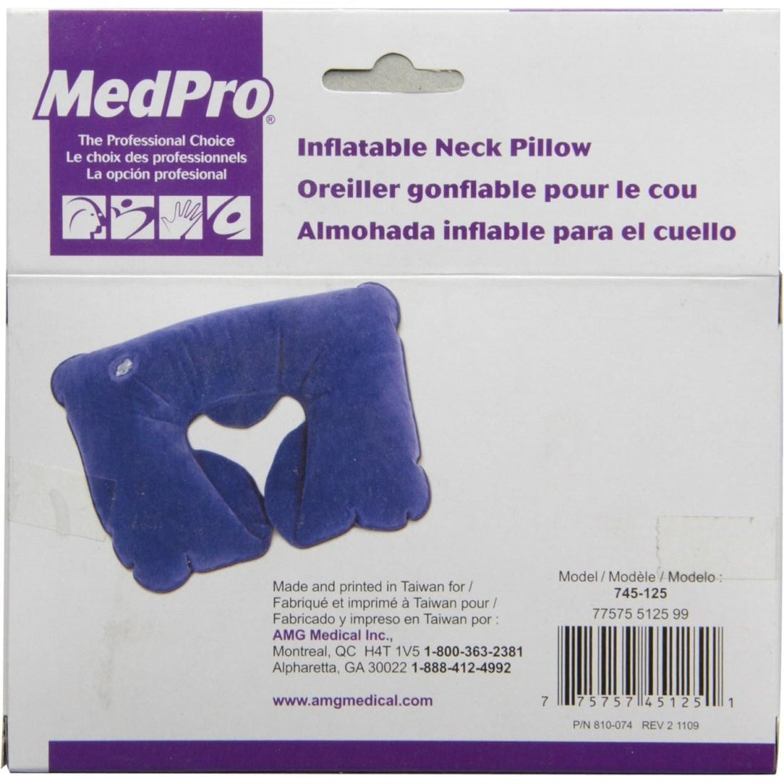 MedPro Rest Easy Inflatable Neck Pillow - okotoks hc pharmacy