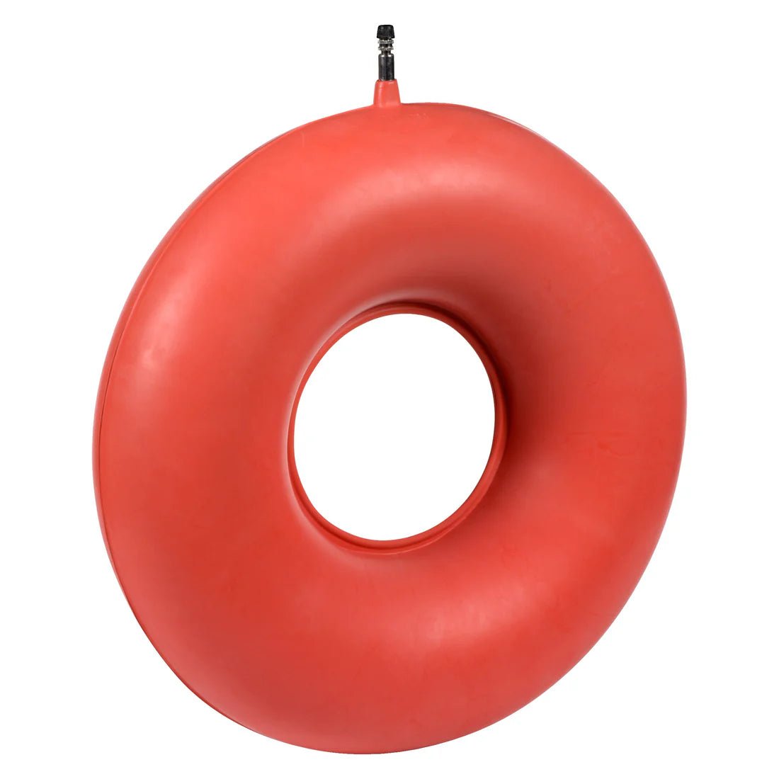 Red donut cushion on a white background - okotoks hc pharmacy